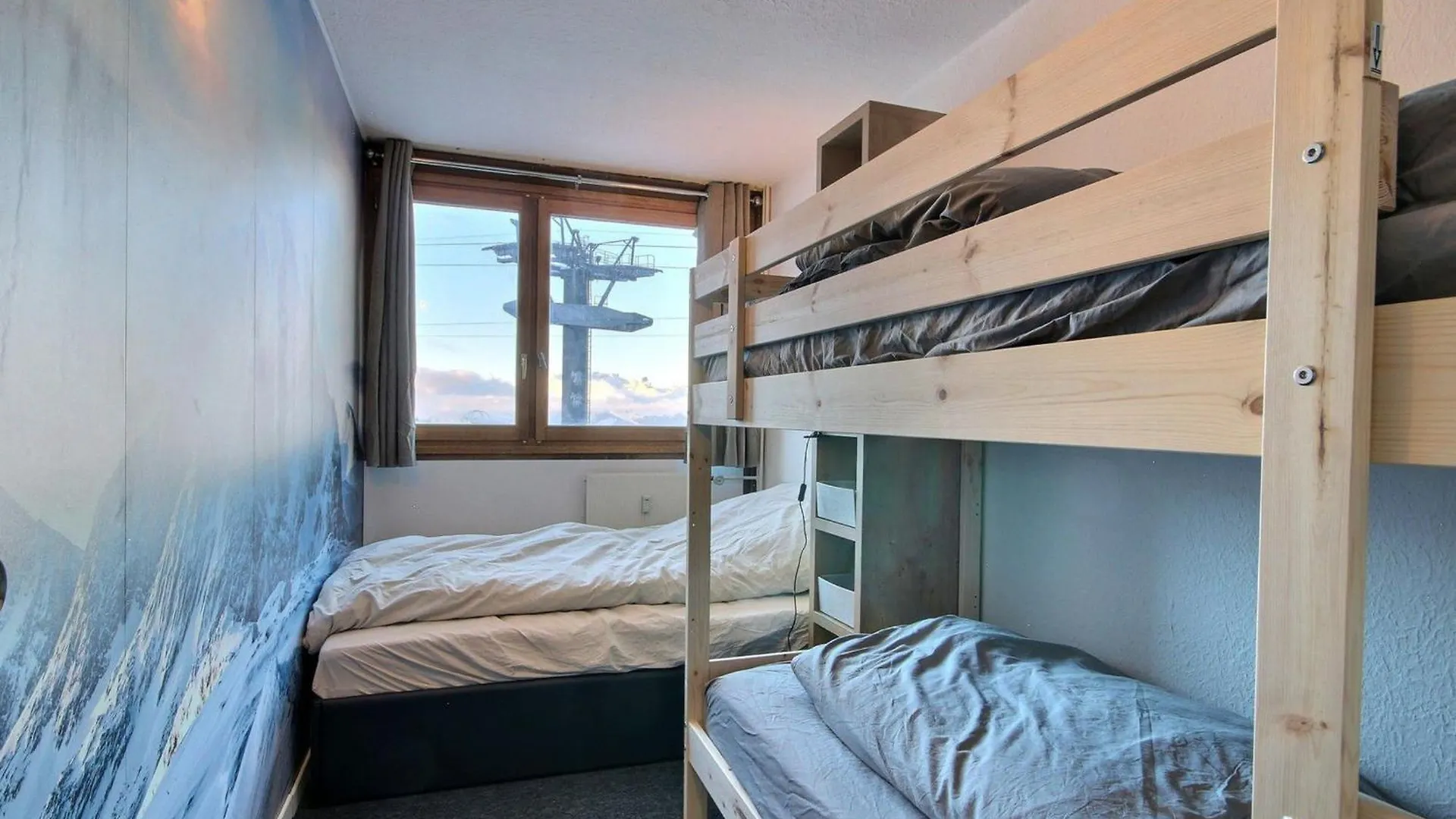 Appartement 3 Pieces Au Pied Des Pistes Avec Terrasse Et Wifi A Plagne Centre - Fr-1-455-244 La Plagne-Tarentaise
